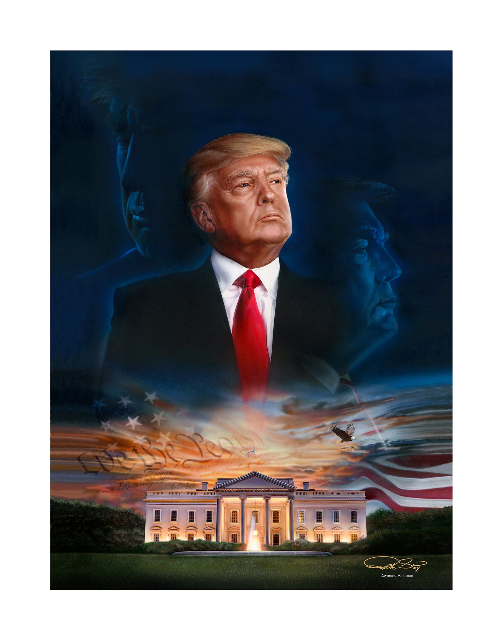 Donald Trump painting top