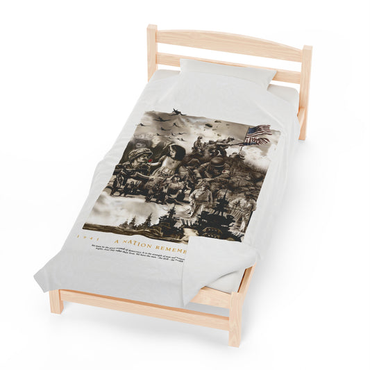 WWII Blanket - 'A Nation Remembers'