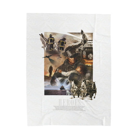 Firefighter Blanket - 'Heroes'