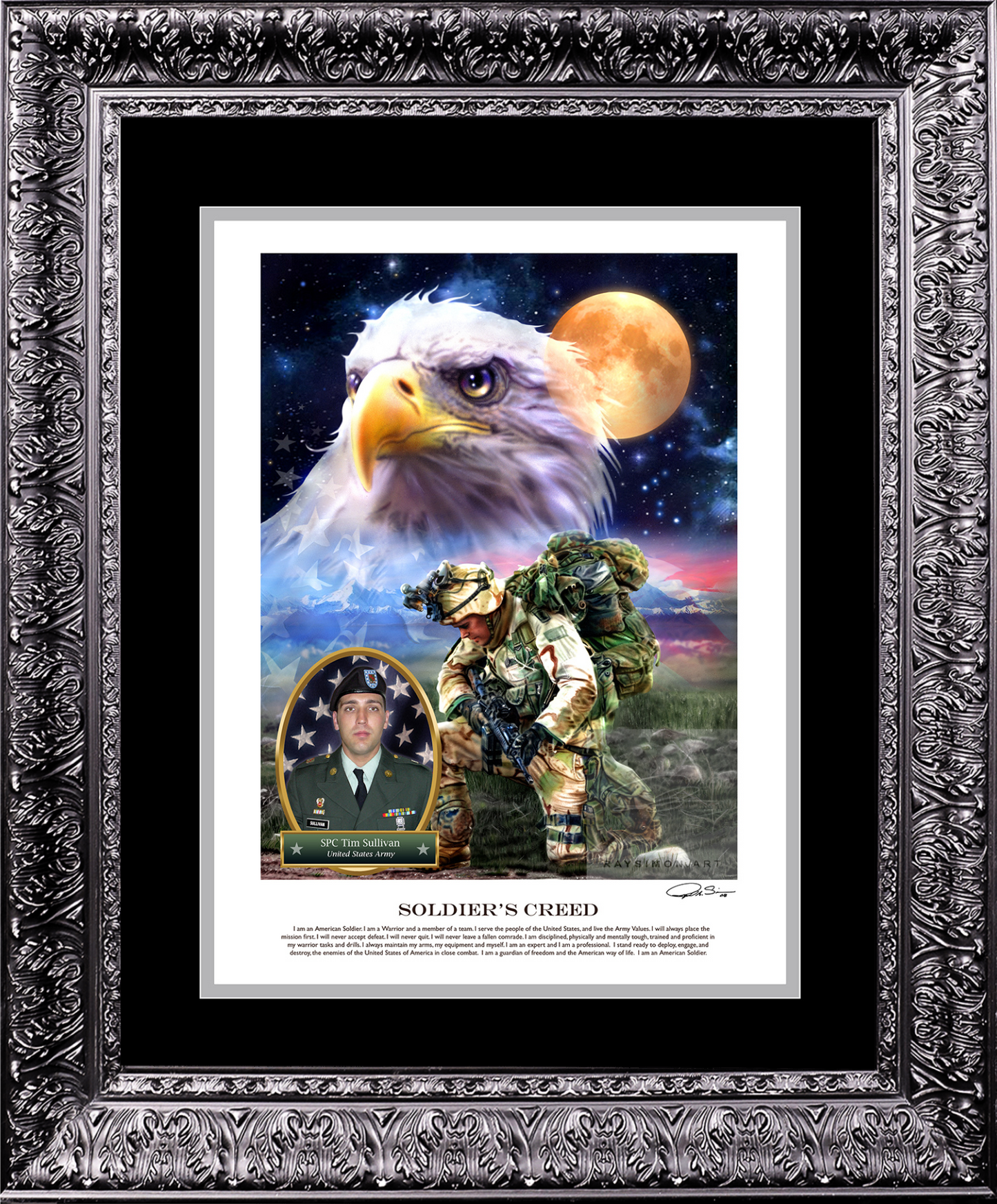 Army Artwork - 'Soldier's Creed'