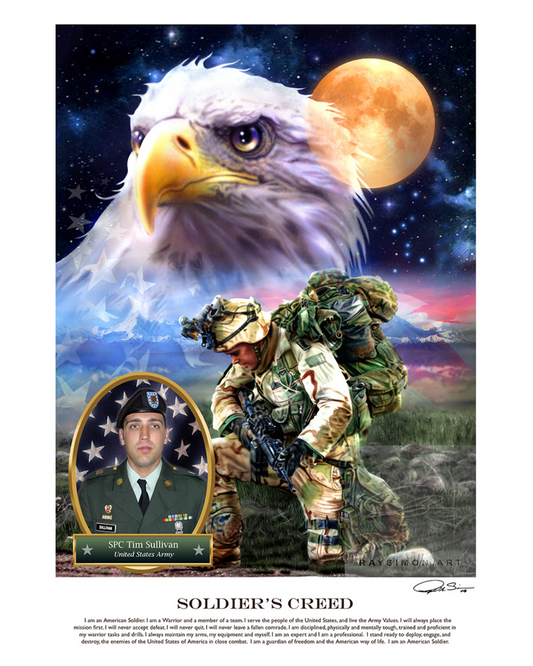 Army Artwork - 'Soldier's Creed'