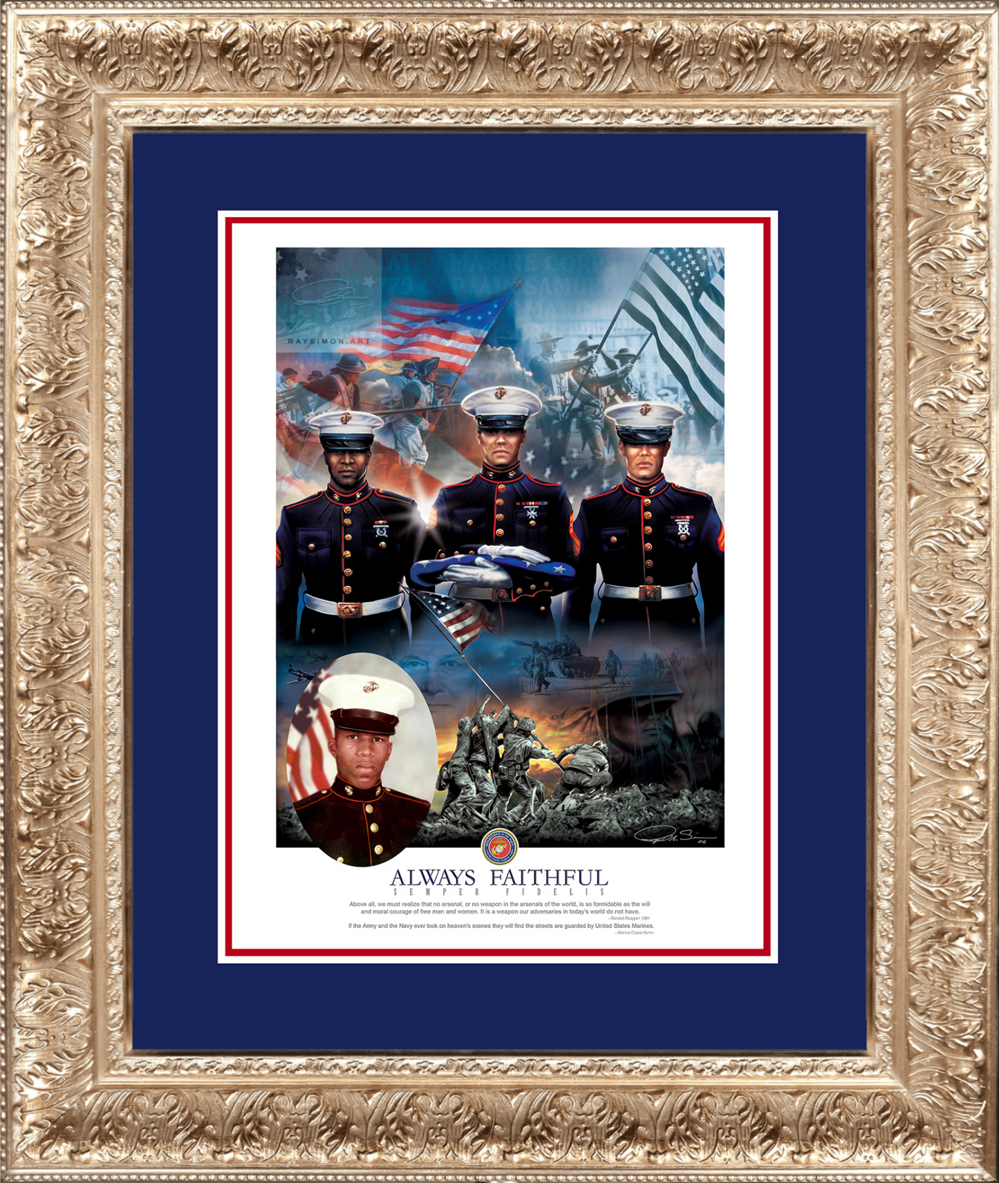 Marine Painting - 'Always Faithful'