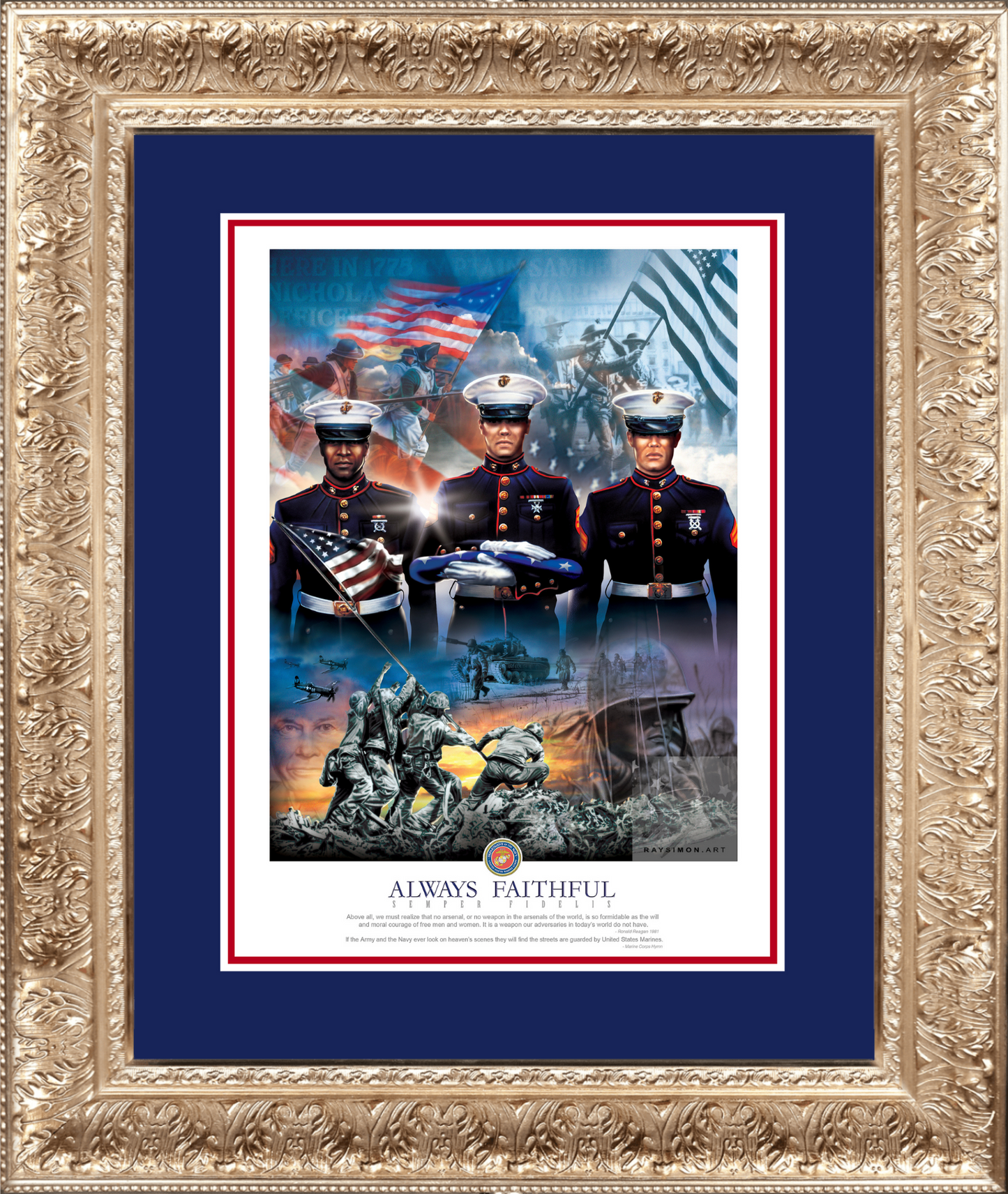 Marine Painting - 'Always Faithful'
