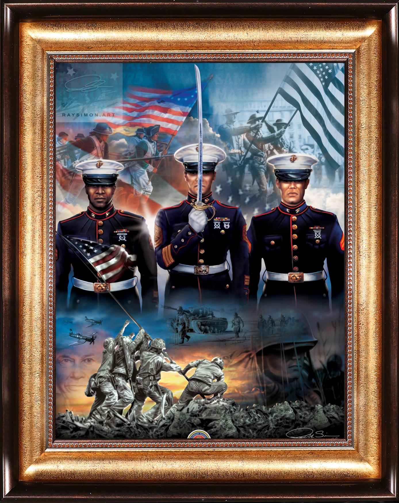 Marine Painting - 'Always Faithful'