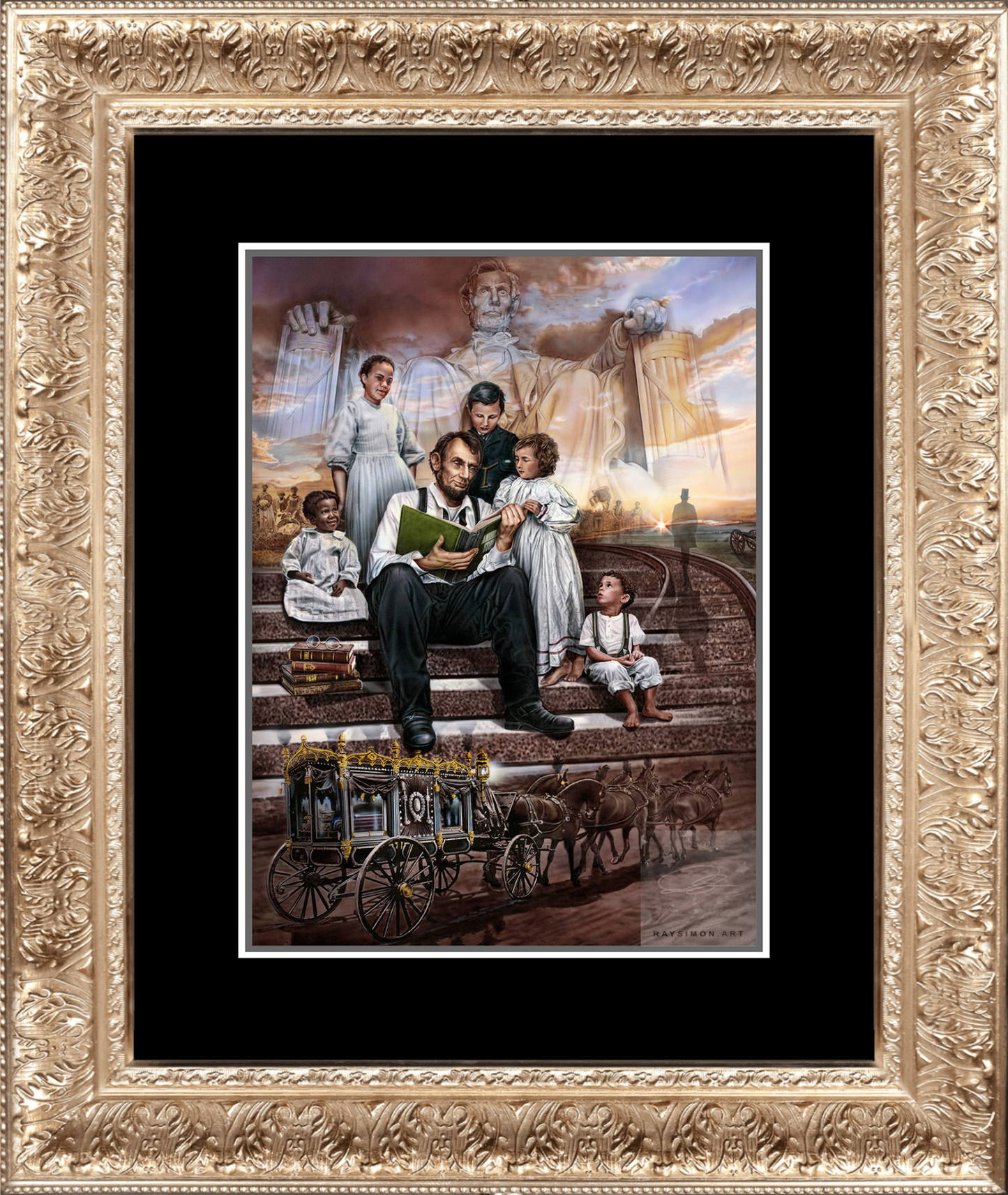 Abraham Lincoln Painting - 'America's Story'