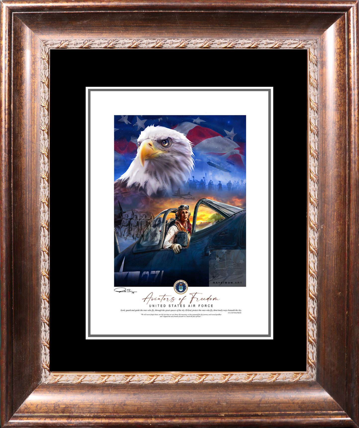 Air Force Painting - 'Aviators of Freedom'