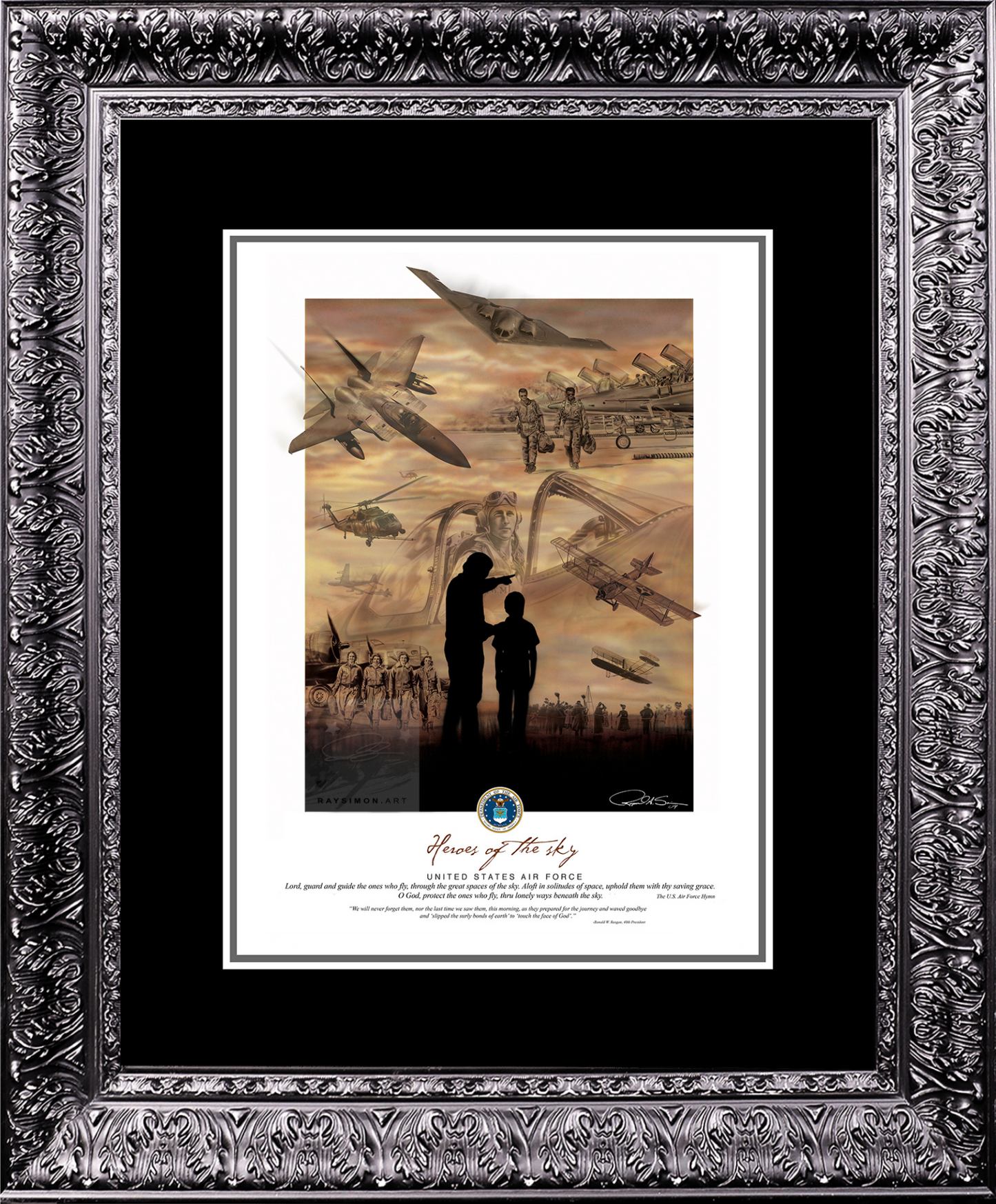 Military Aviation Art - 'Heroes of the Sky'