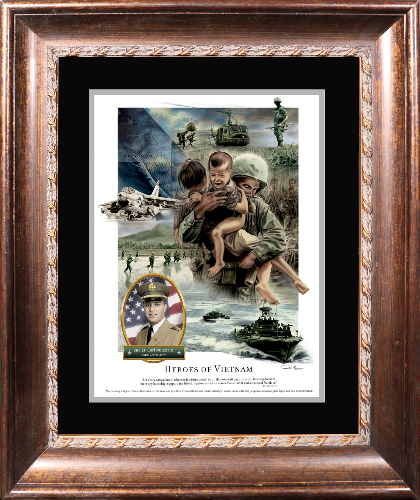 Vietnam War Artwork - 'Heroes of Vietnam'