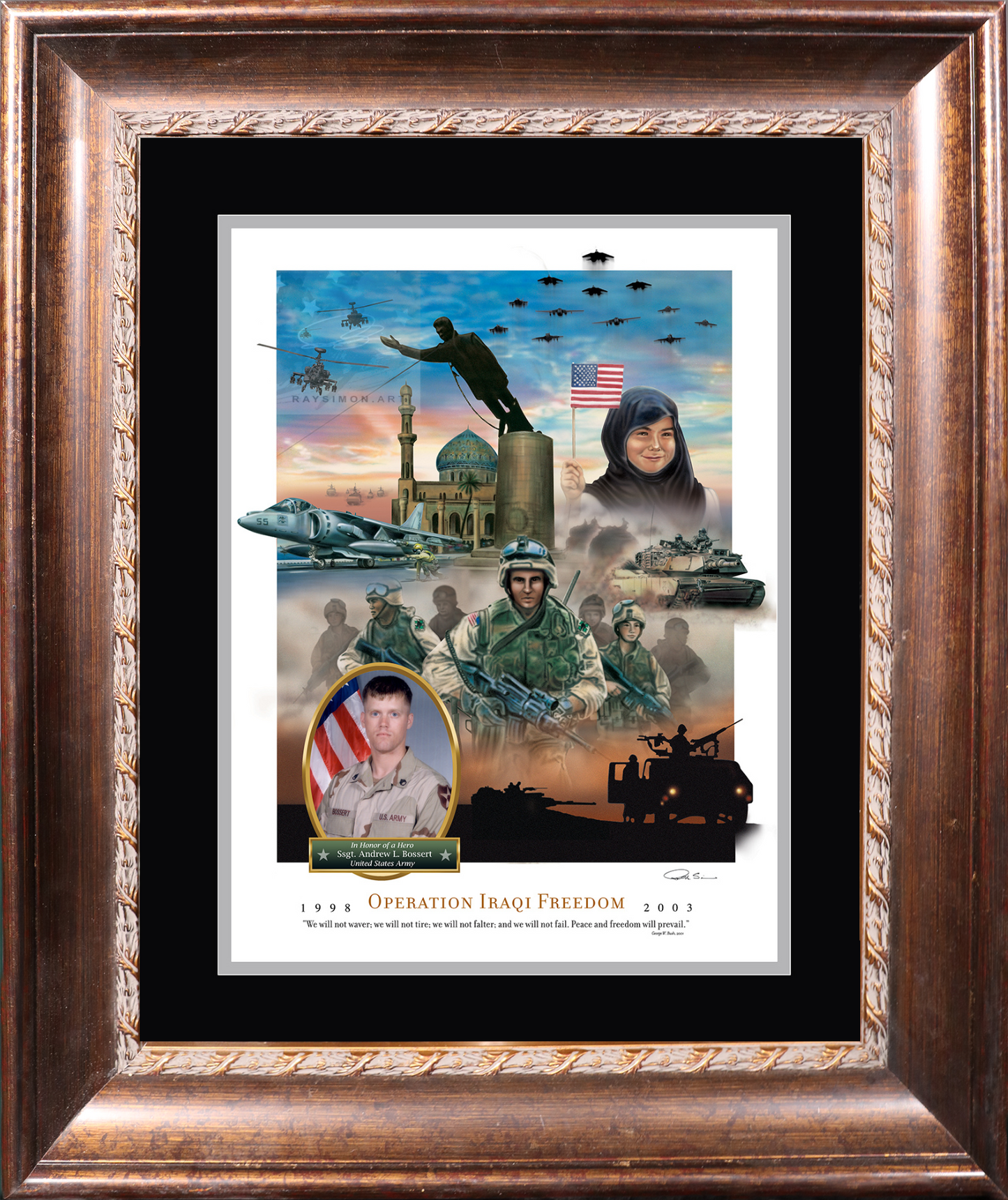 Iraq War Art - 'Operation Iraqi Freedom'