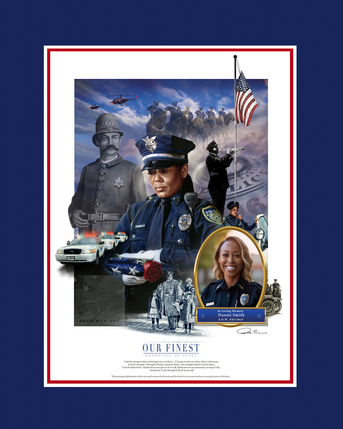Police Artwork - 'Our Finest'
