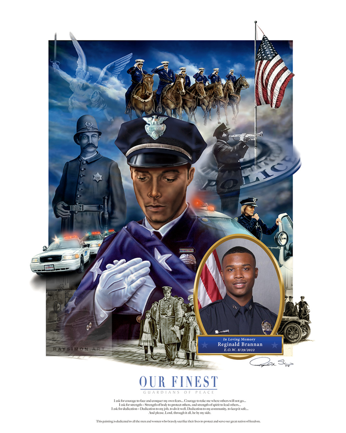 Police Artwork - 'Our Finest'