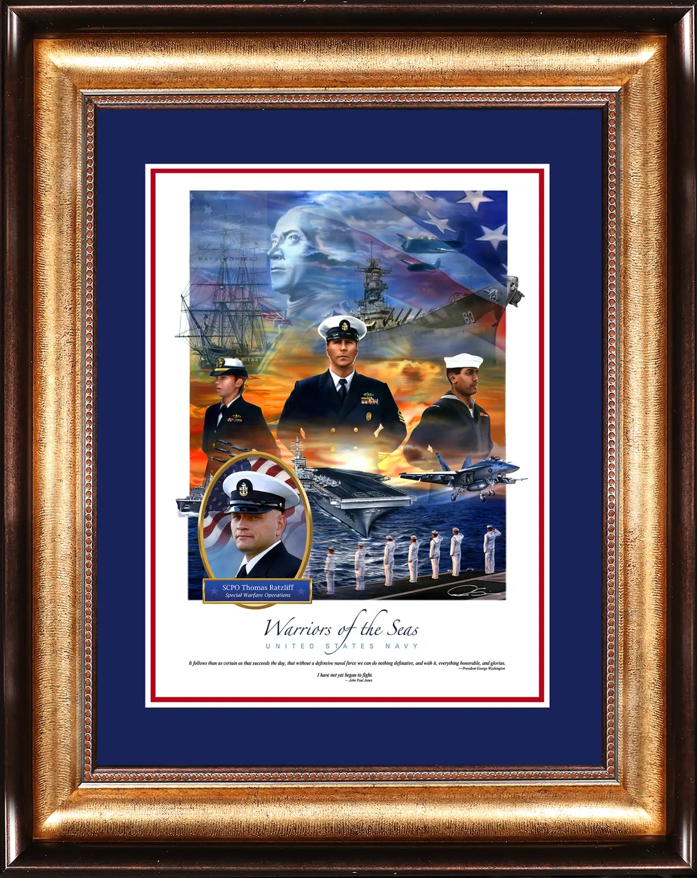 Navy Artwork - 'Warriors of the Sea'