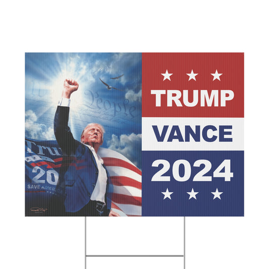 Trump - Vance - 2024 Yard Sign