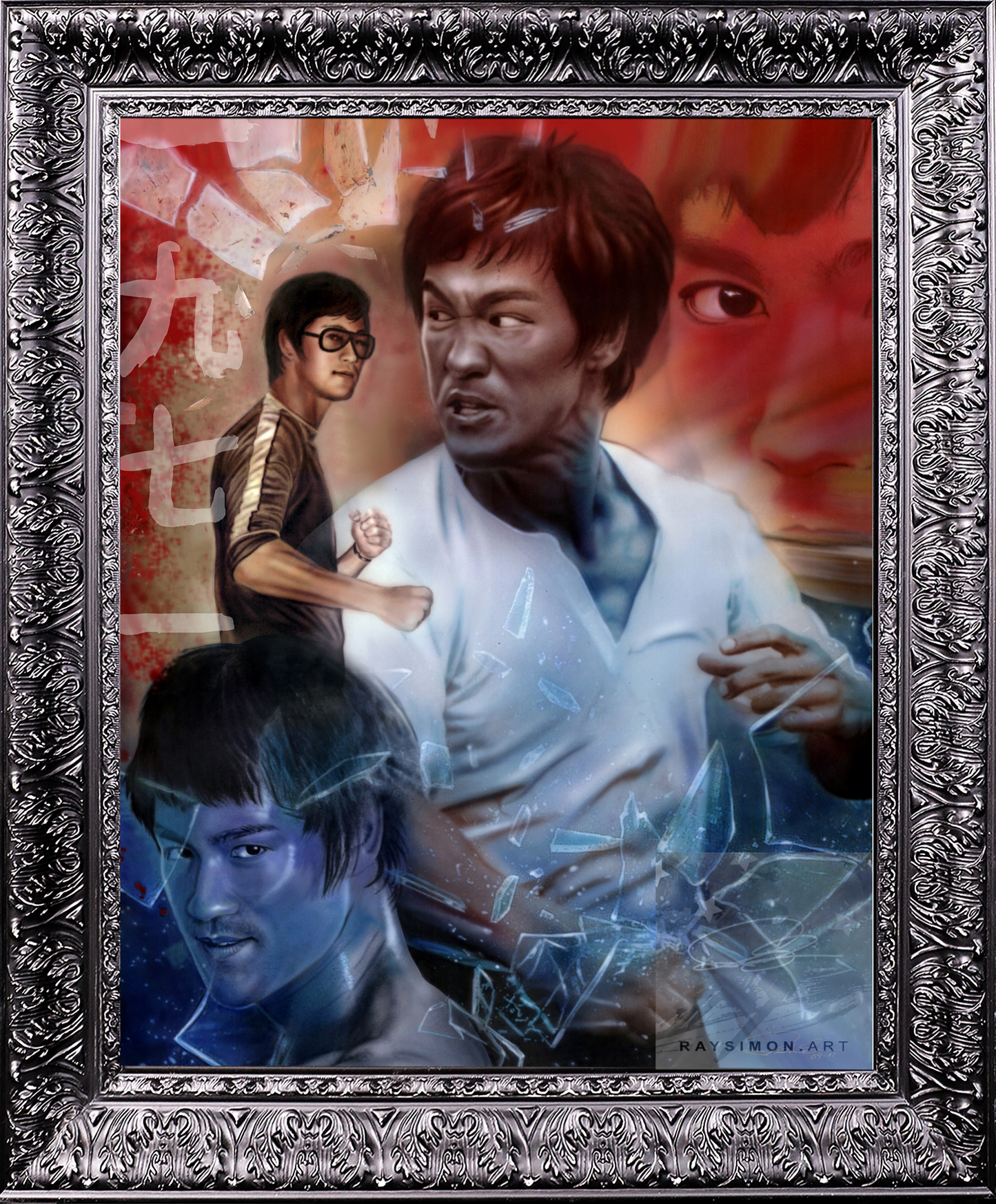 Bruce Lee Painting - '1971'