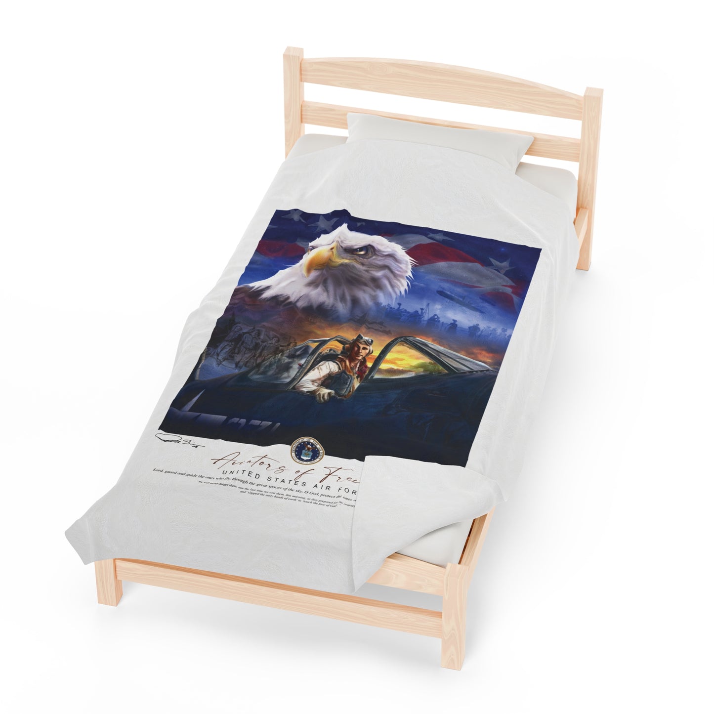 Air Force Blanket - 'Aviators of Freedom'