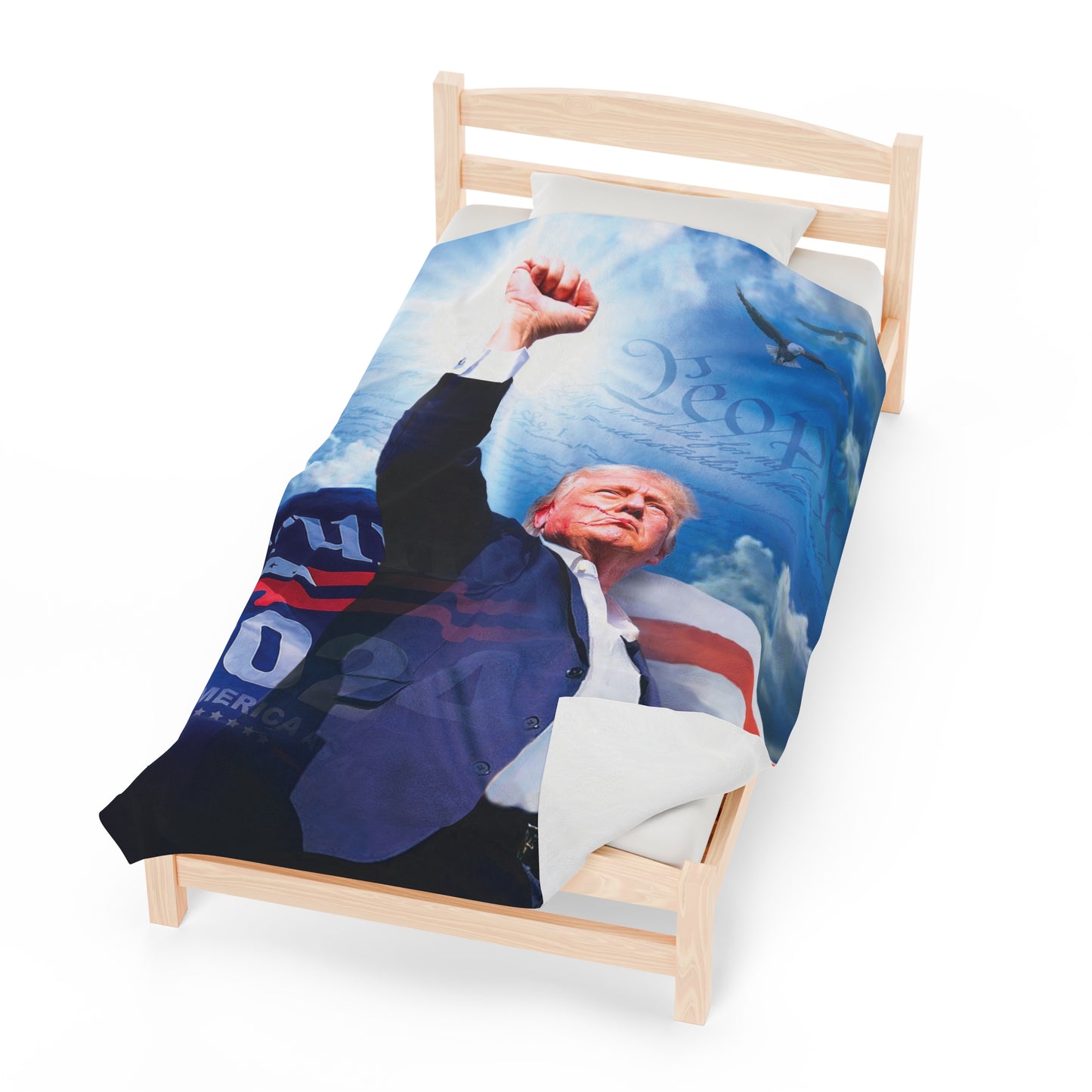 Donald Trump Blanket - 'Fight, Fight, Fight'