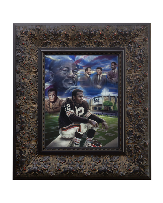 Jim Brown Painting - 'Amer-I-Can'