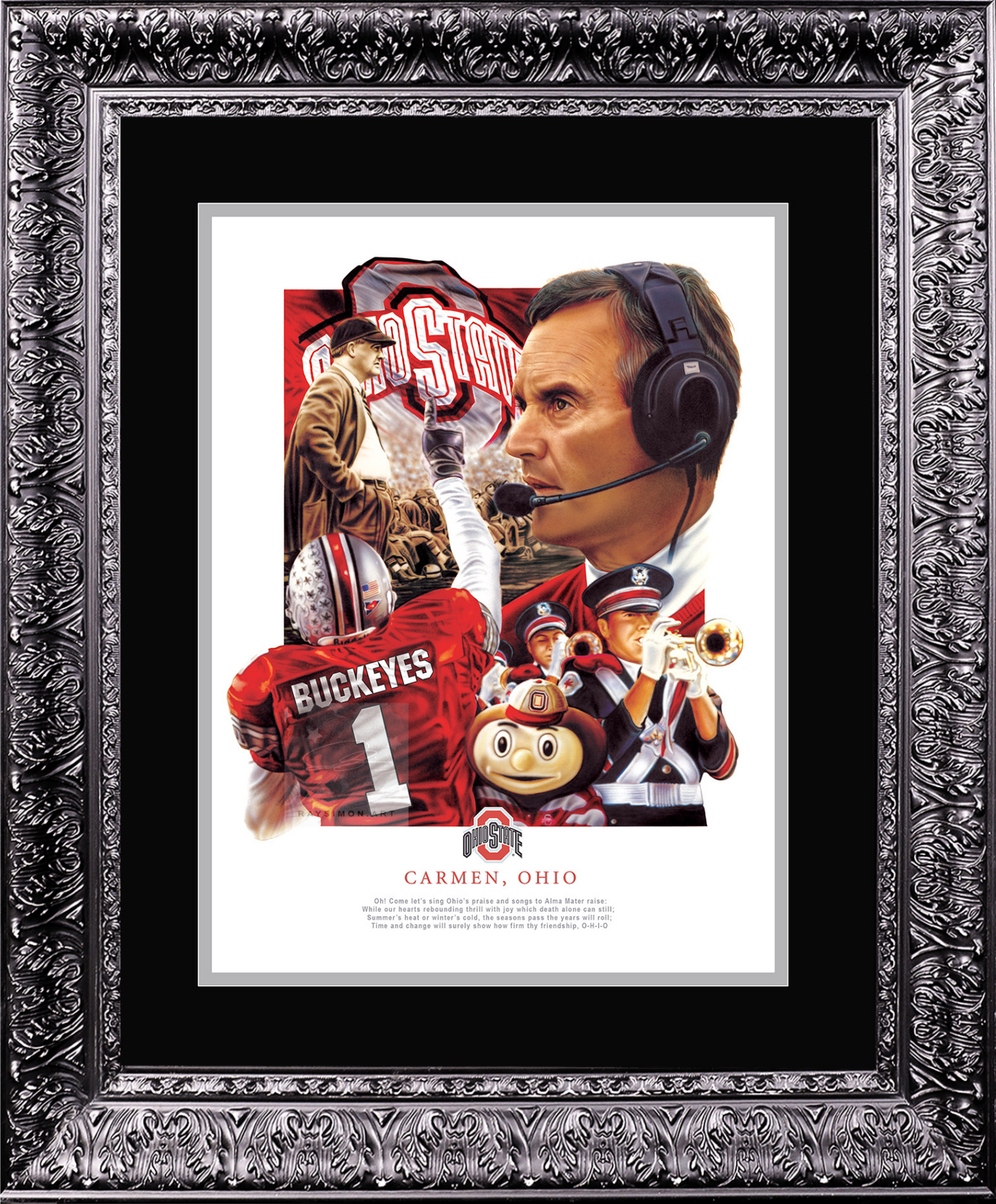 Ohio State Football Art - 'Carmen, Ohio'