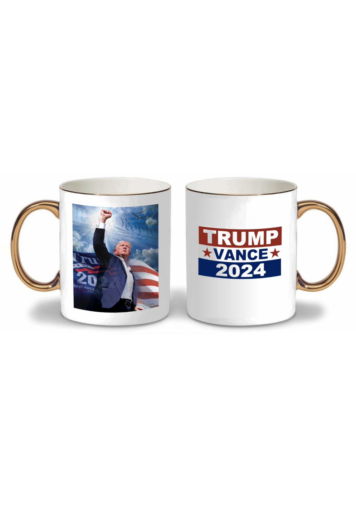 Trump Vance 2024 Mug - 'Fight, Fight, Fight'