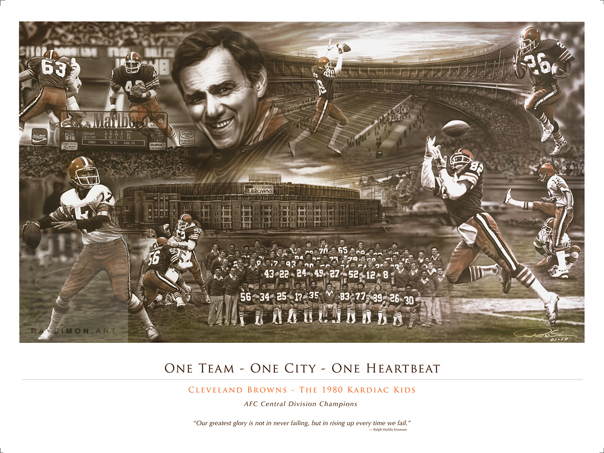 Cleveland Browns Art - 'Kardiac Kids'