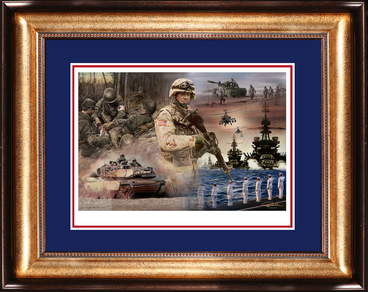 Military Artwork - 'Righteous Might'
