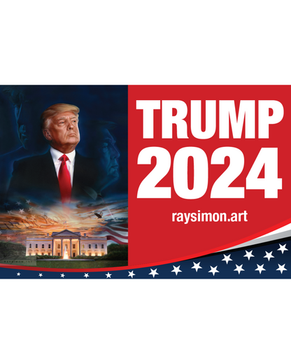 Trump 2024 Motorcycle Flag - 'The Awakening'