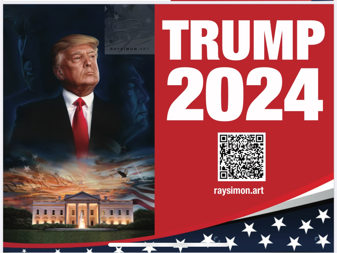 Trump 2024 Yard Sign - 'The Awakening'