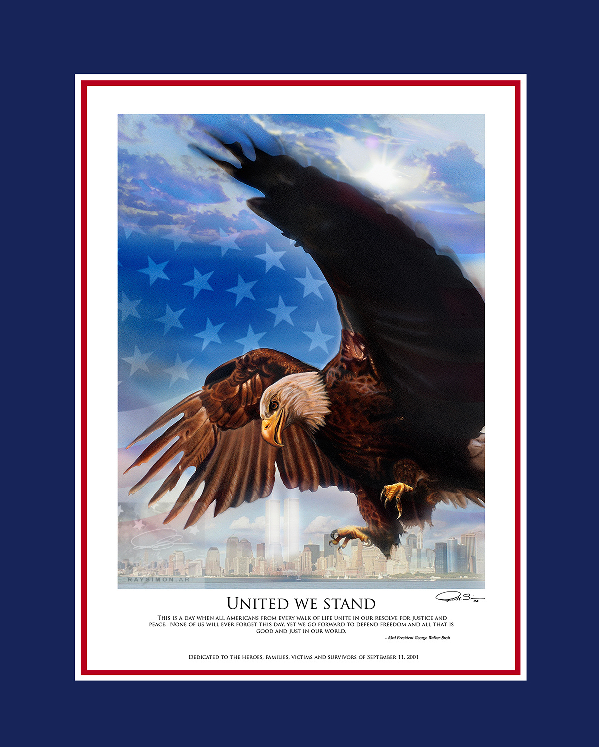 9/11 Art - 'United We Stand'