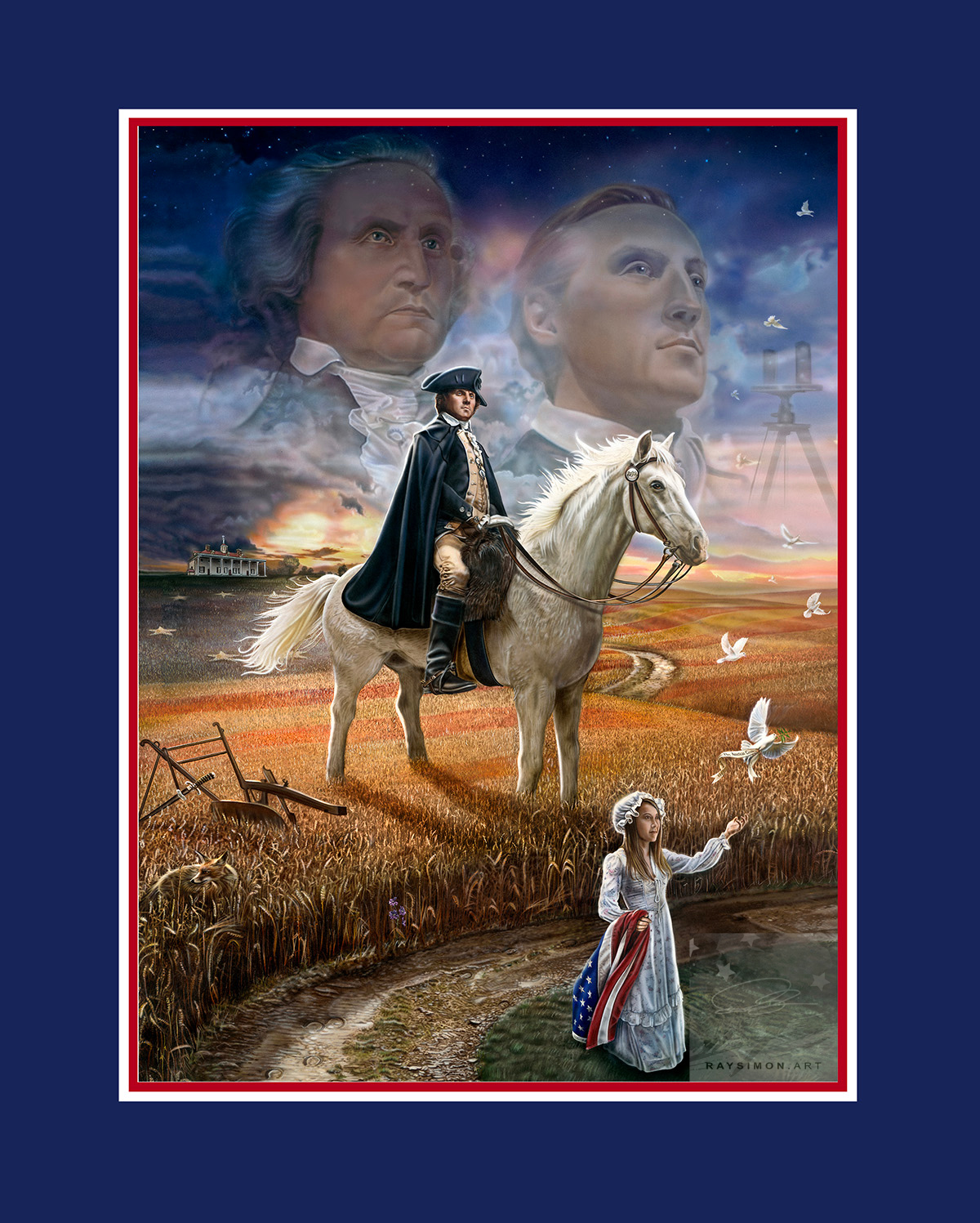 George Washington Artwork - 'Divine Providence'