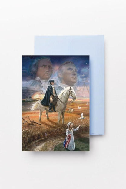 George Washington Greeting Cards (6) - 'Divine Providence'