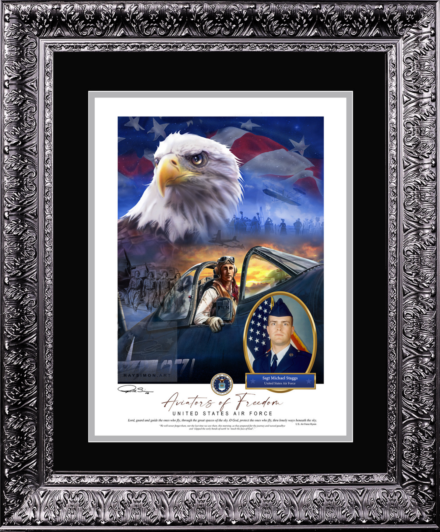 Air Force Painting - 'Aviators of Freedom'
