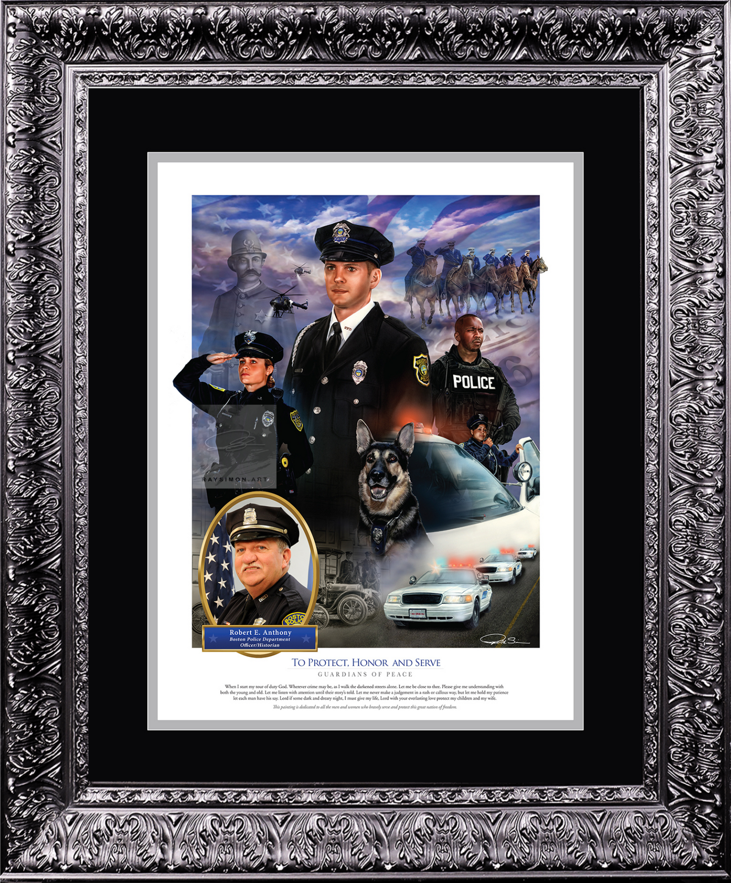 Police Artwork - 'Guardians of Peace'