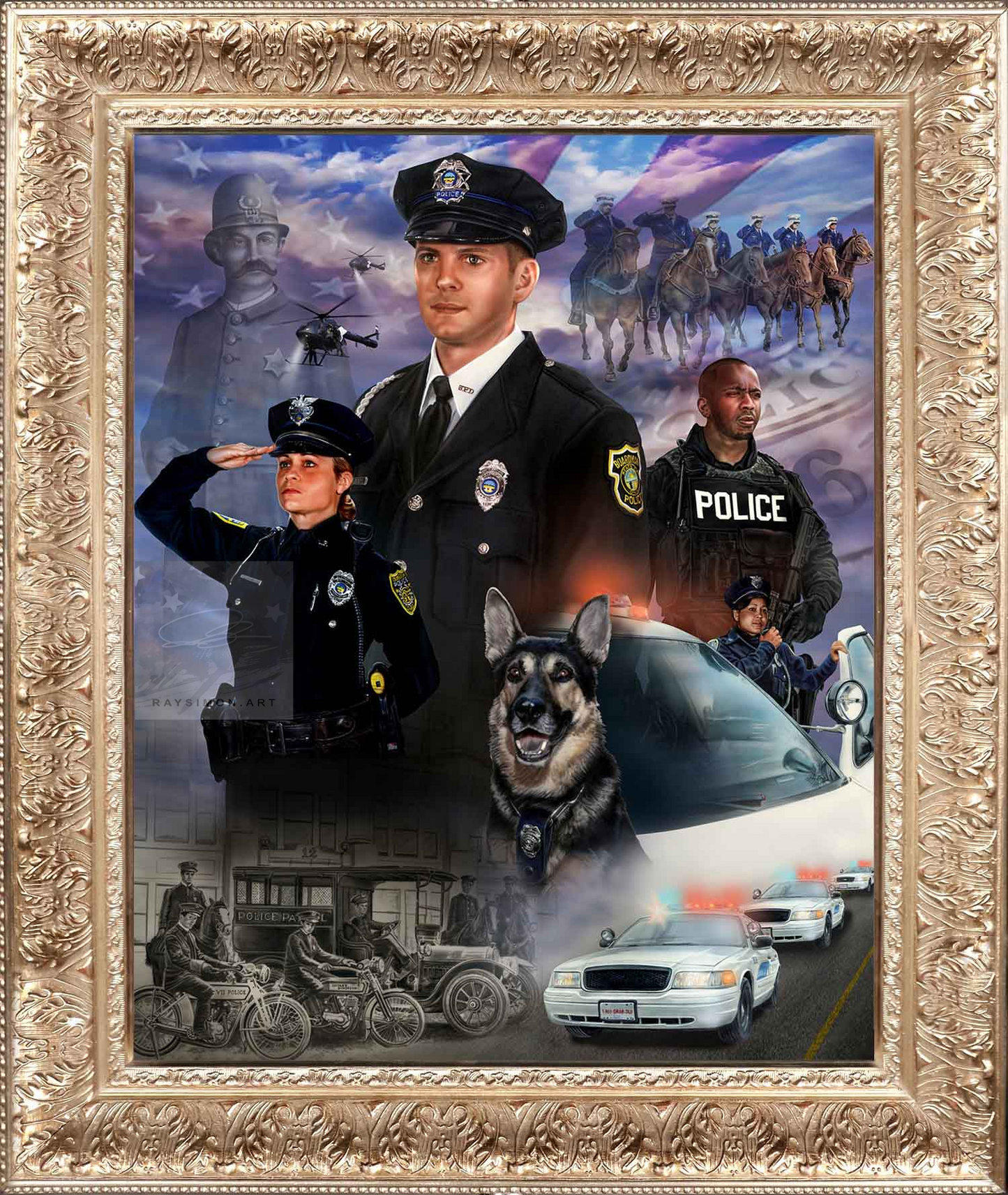 Police Artwork - 'Guardians of Peace'