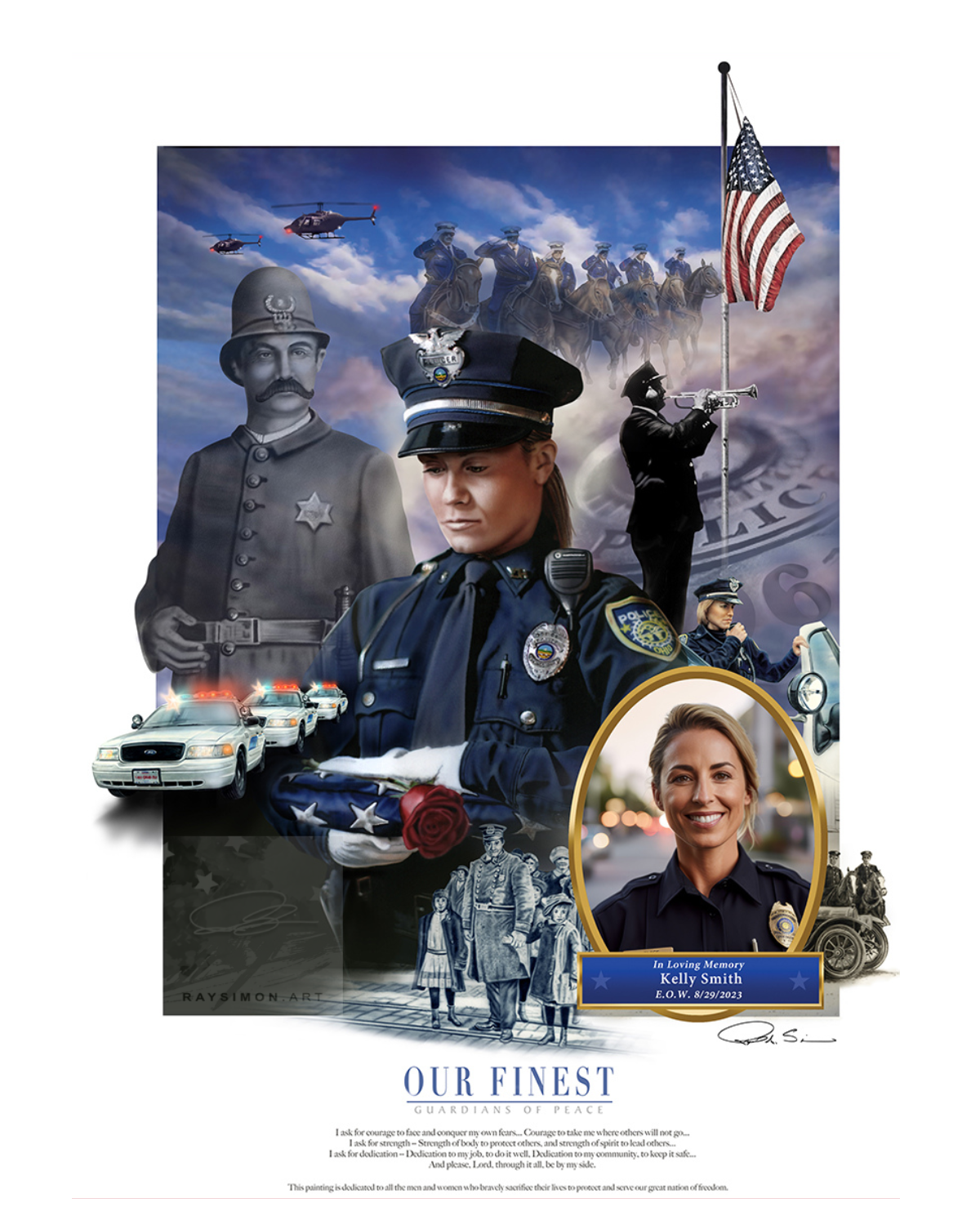 Police Artwork - 'Our Finest'