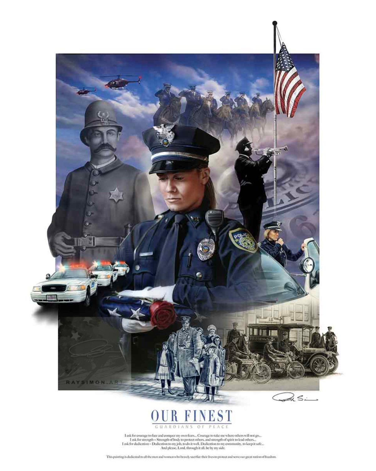 Police Artwork - 'Our Finest'