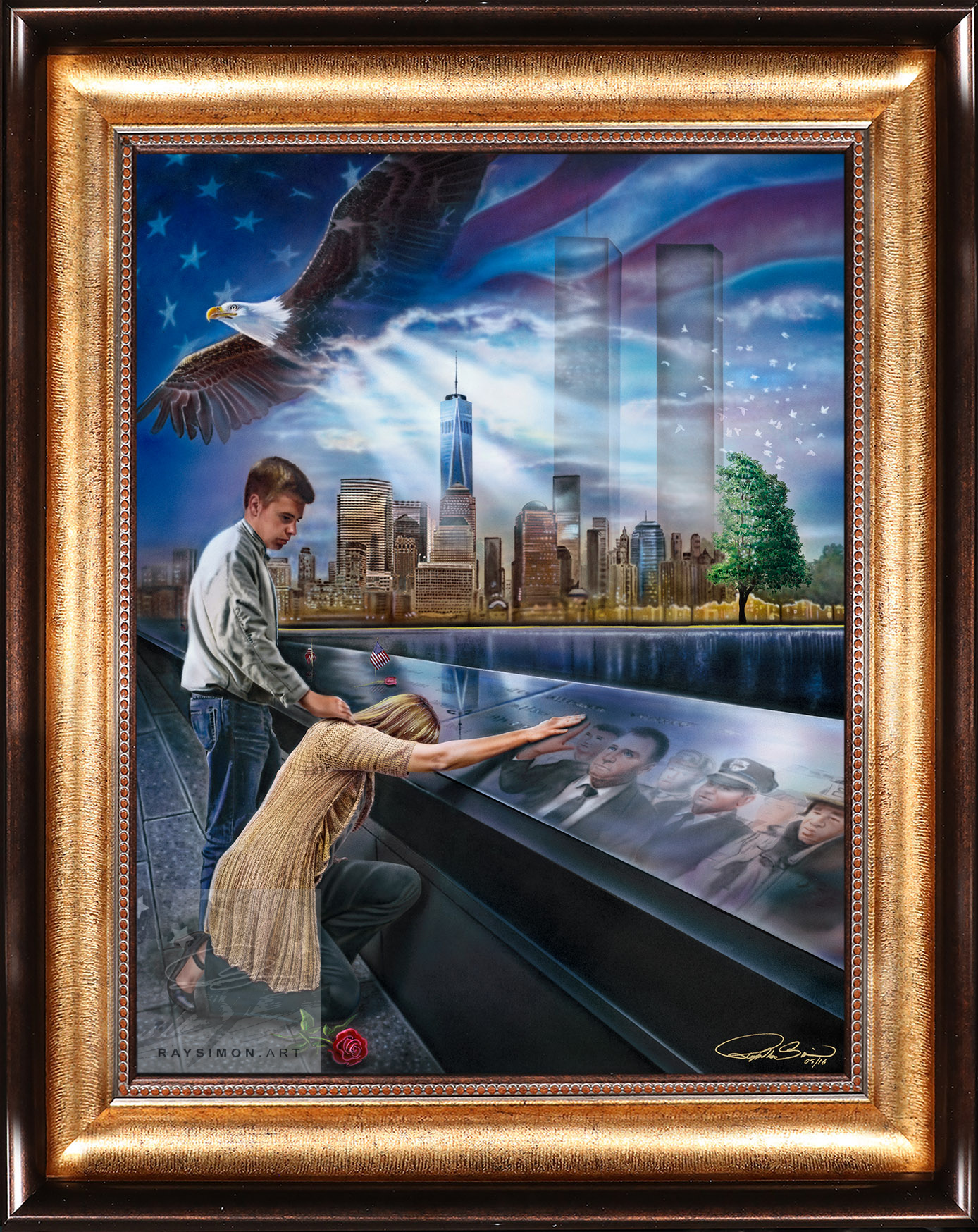9/11 Art - Reflections of Freedom