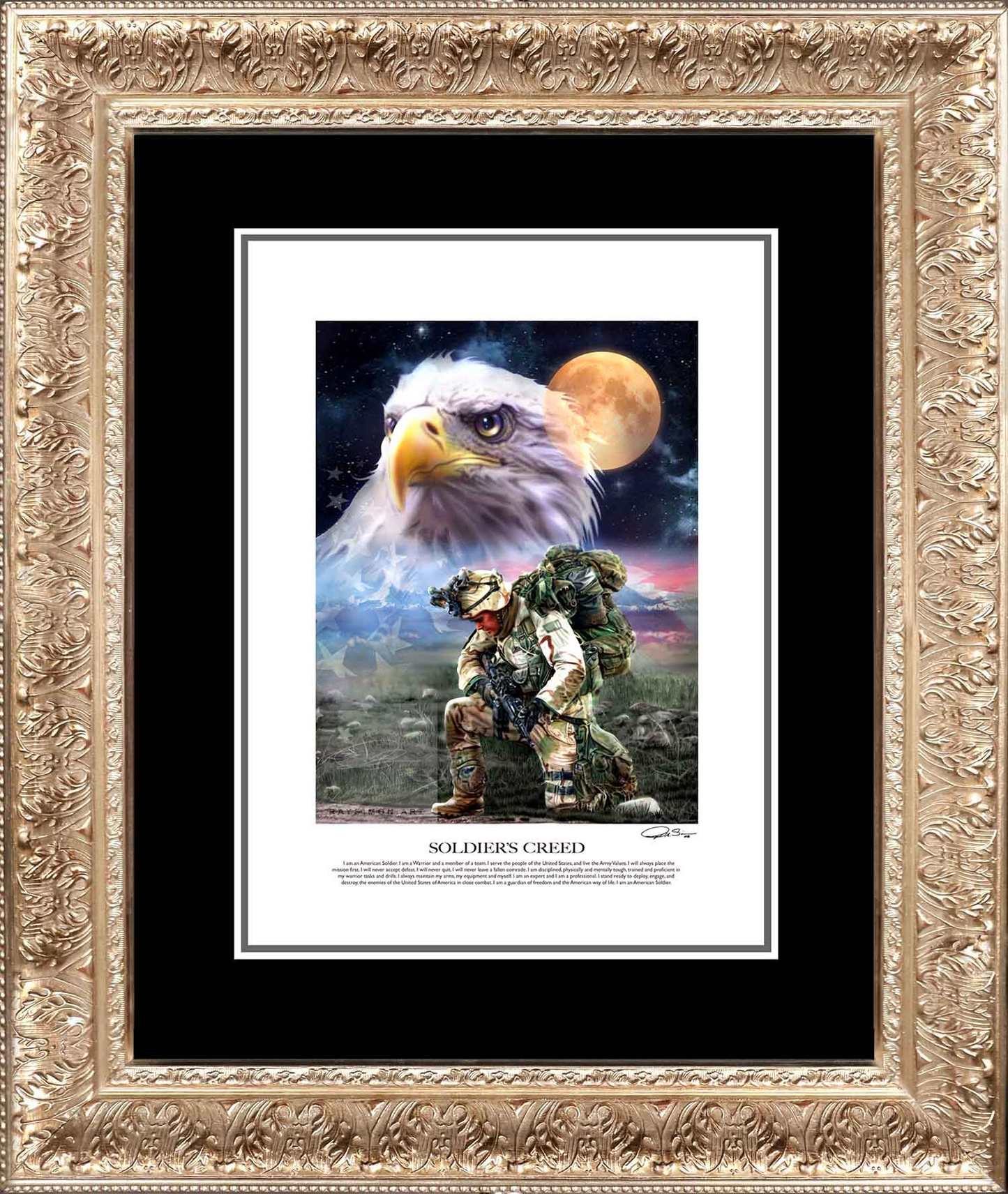 Army Artwork - 'Soldier's Creed'