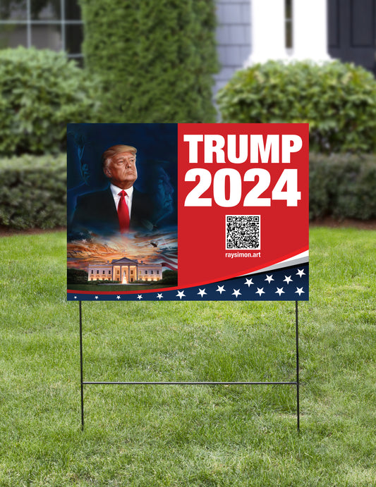 Trump 2024 Yard Sign - 'The Awakening'