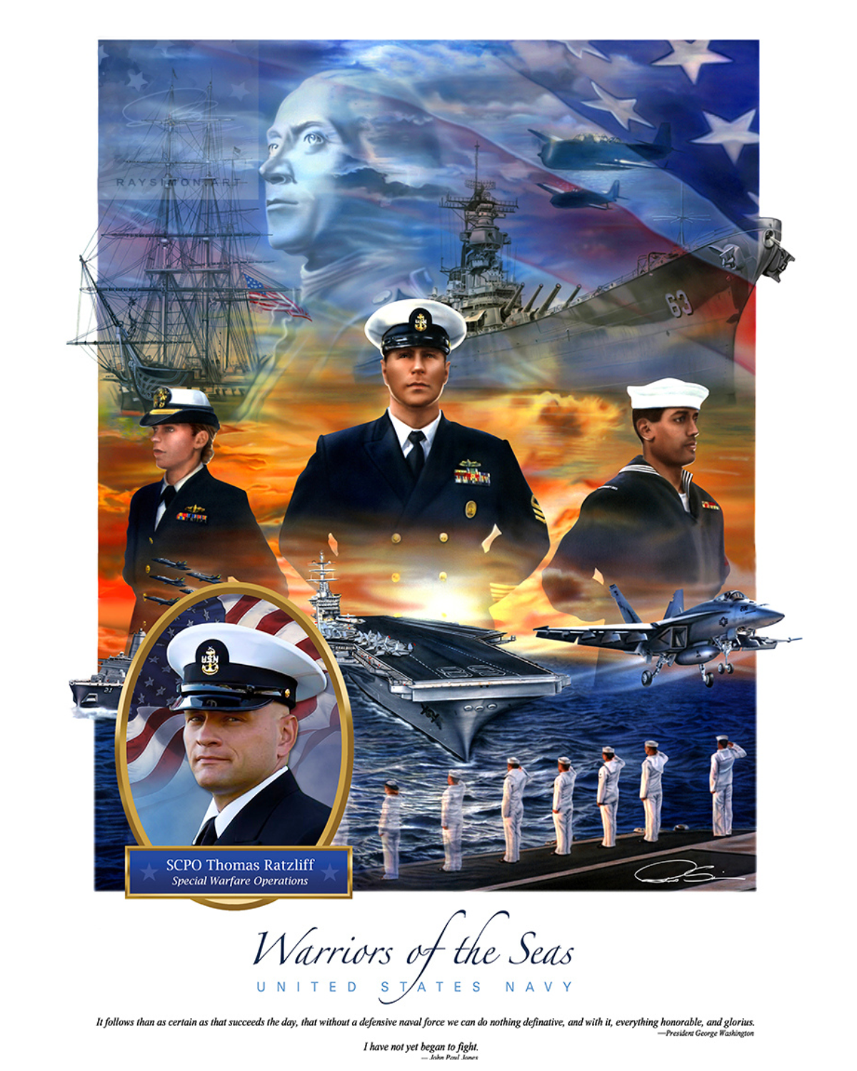 Navy Artwork - 'Warriors of the Sea'