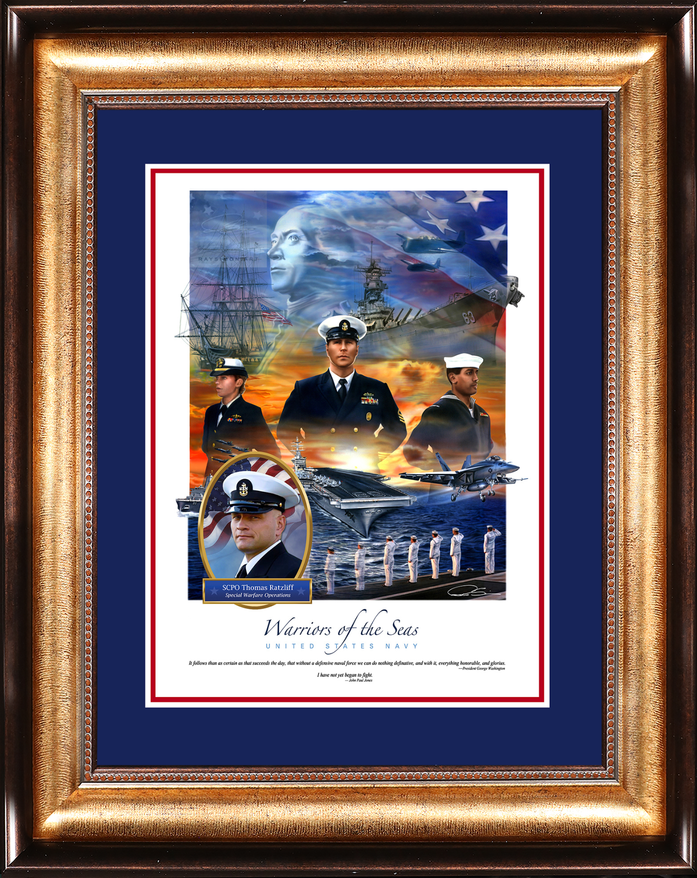 Navy Artwork - 'Warriors of the Sea'